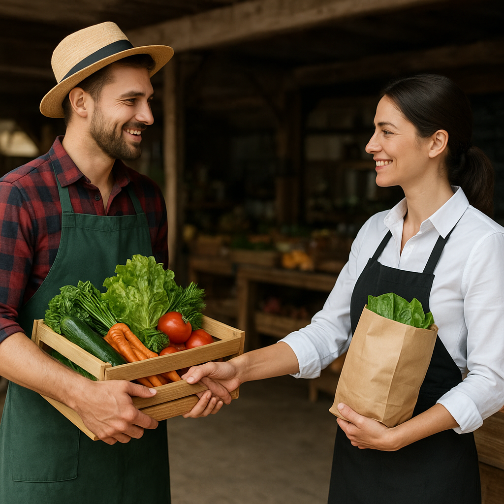 Jak gospodarstwa mogą współpracować z restauracjami i sklepami