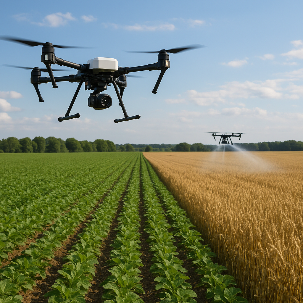 Jak wykorzystać drony w rolnictwie – od monitoringu po opryski