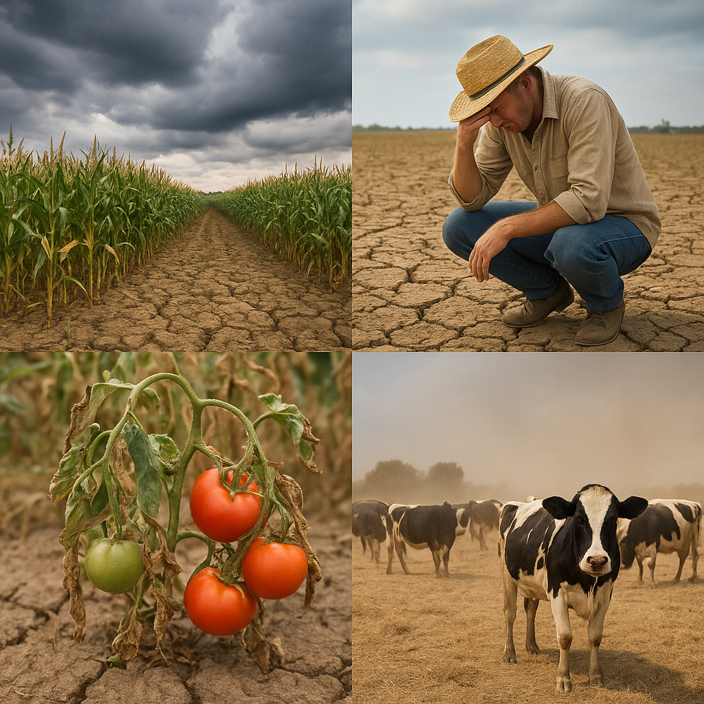 Jakie są skutki zmian pogodowych dla upraw i hodowli